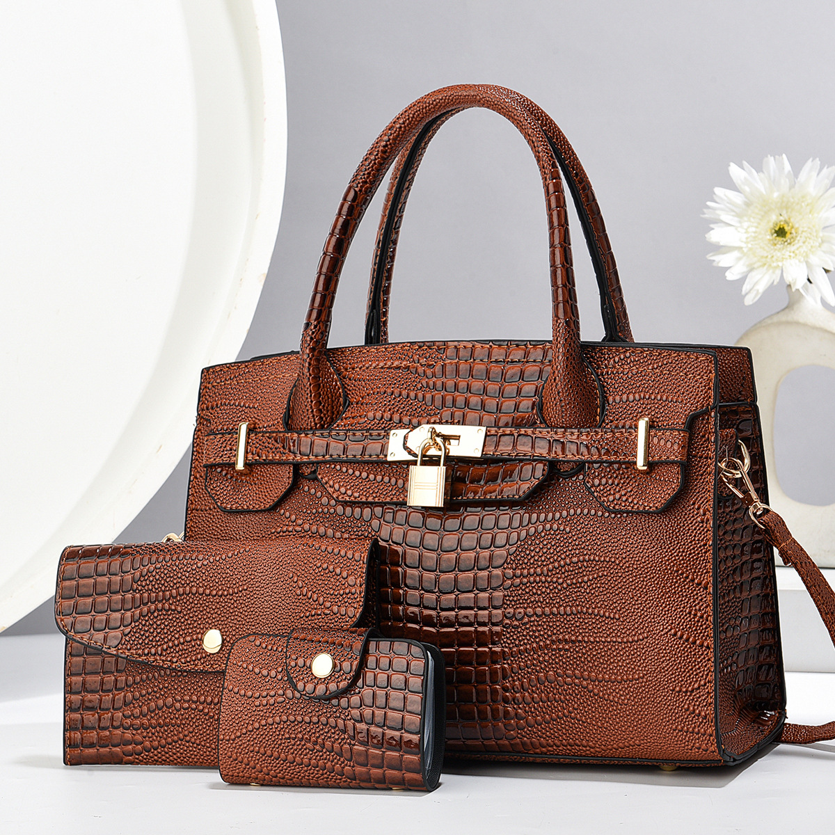 Bolso diagonal de un solo hombro femenino 2025 moda bolso portátil fabricante coreano nuevo bolso de comercio exterior textura femenina