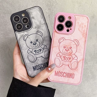 玩具熊可爱适用苹果11手机壳xr情侣15防摔iphone11promax套13皮14
