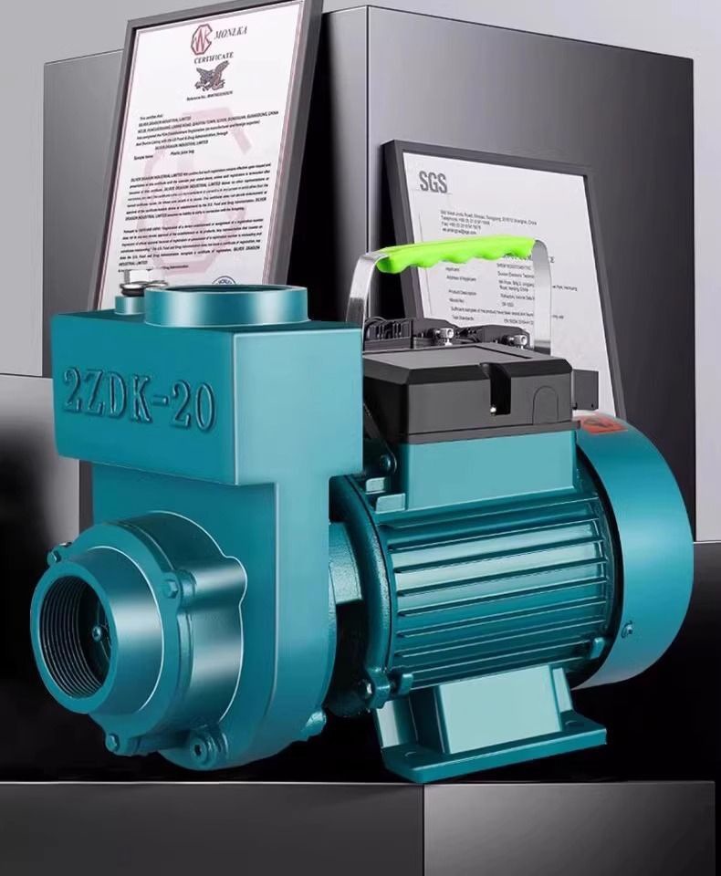 Zdk Self-Priming Pump 220V Household Large Flow Clean Water Pump Water Pump Agricultural Sewage Septic Tank Sewage Centrifugal Pump