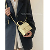 Small handheld small bag, purse, shoulder bag, chain, suitable for import, trend of season, chain bag