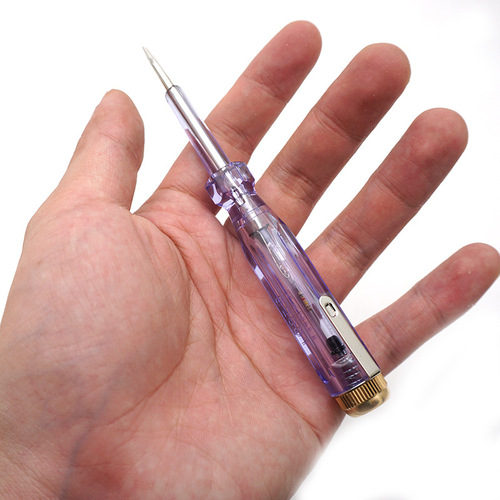 Wholesale electric test pen dual-purpose induction household test pen electrician electric pen car test pen one word 100-500V