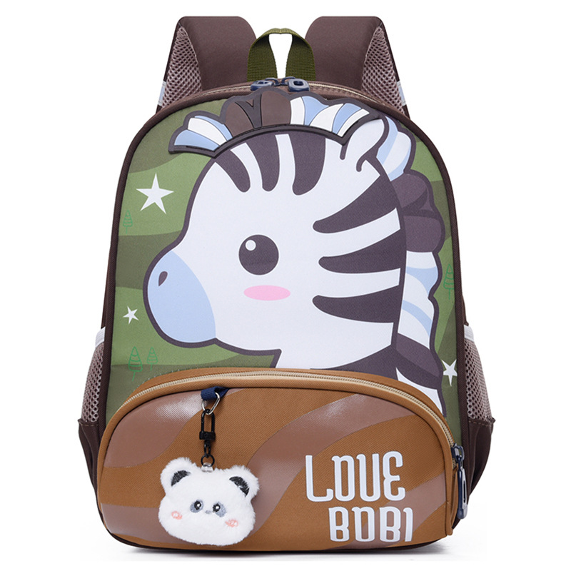 Bolsos lindos para niñas unicornio de dibujos animados mochila transpirable para niños de jardín de infantes, mochila ligera