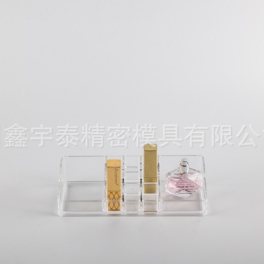 Simple cosmetics transparent acrylic lipstick Plaid nail polish desktop storage organizer Y-1007 Simple cosmetics transparent acrylic lipstick Plaid nail polish desktop storage organizer Y-1007