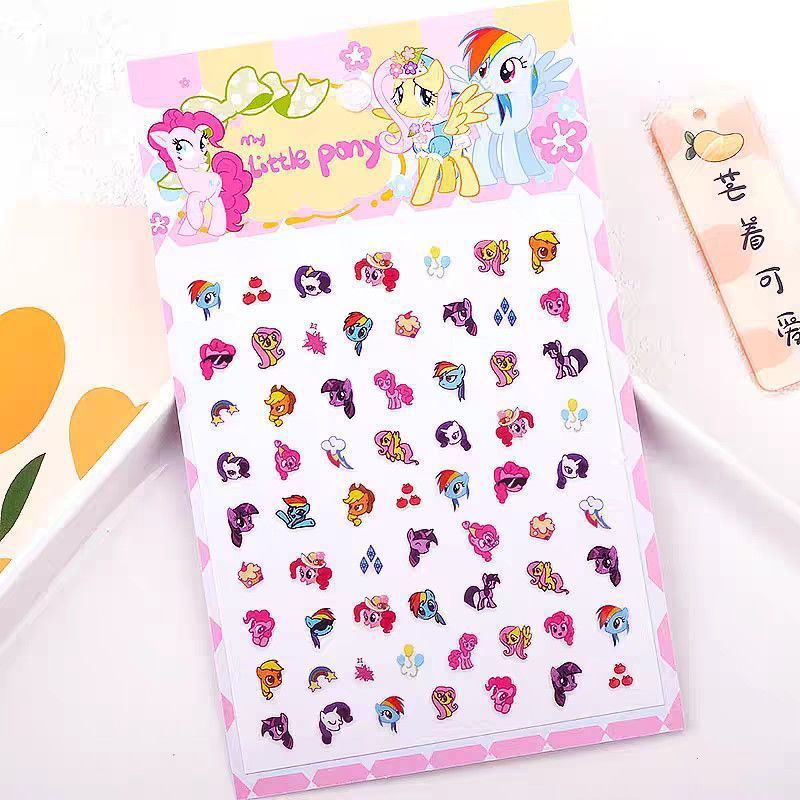 女宝宝卡通指甲贴三丽鸥美乐蒂库洛米玉桂狗自粘美甲贴片小女孩公