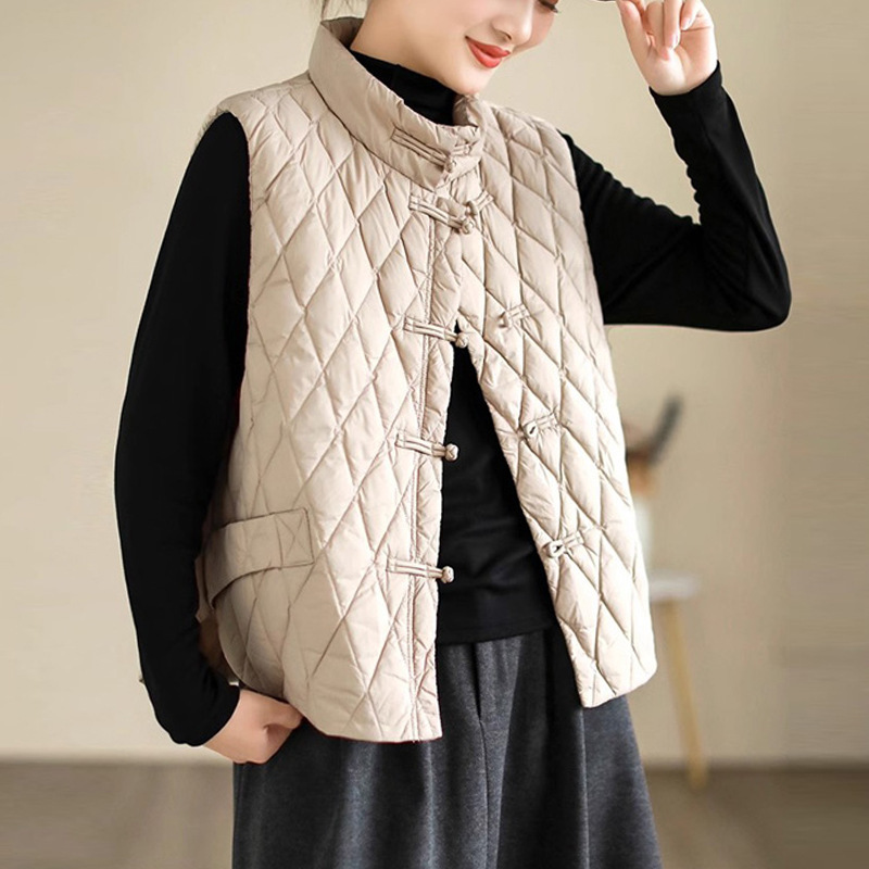 Vest with down