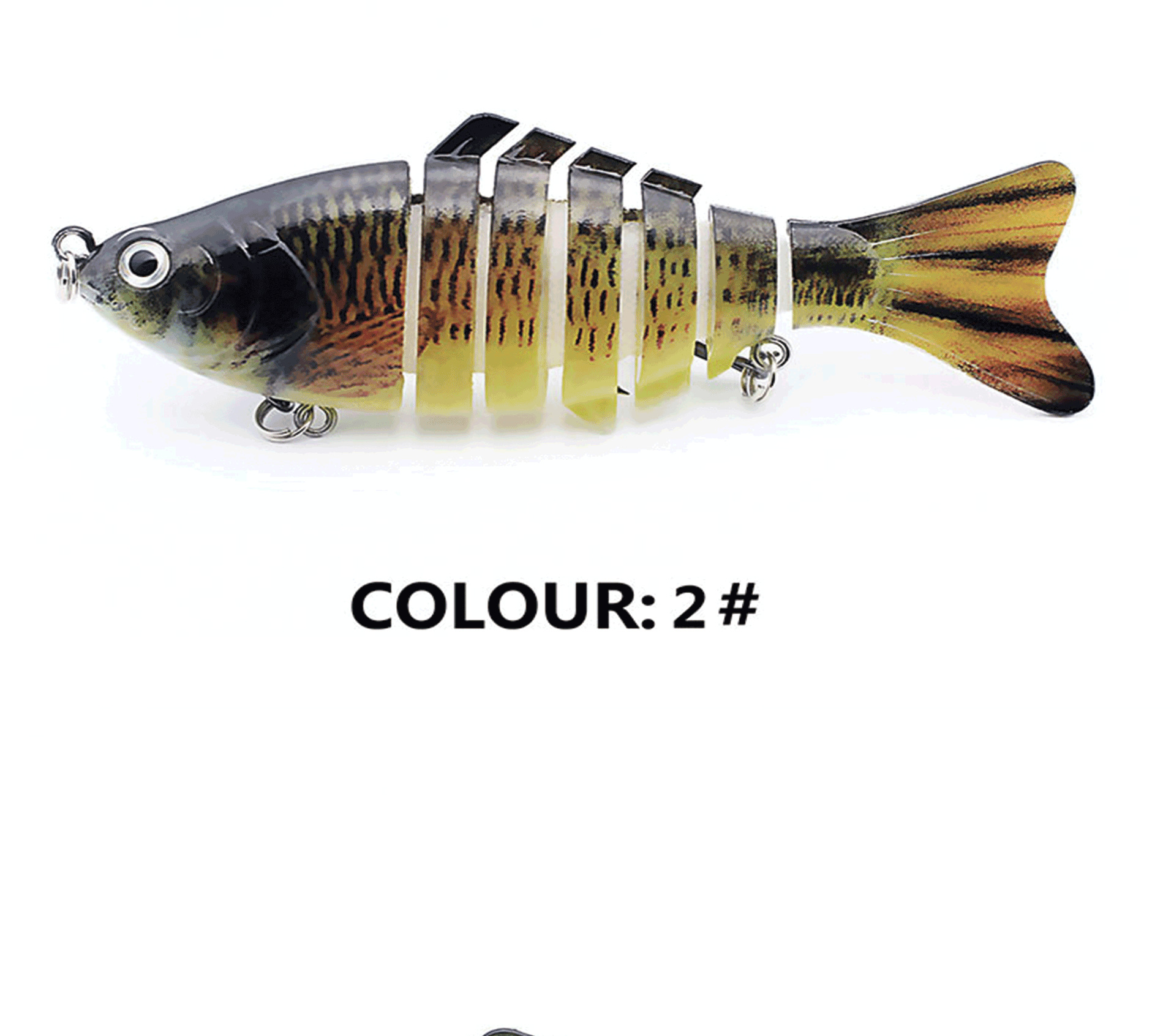 Multi Jointed Fishing Lures Hard Swimbaits Bass Trout Fresh Water Fishing Lure