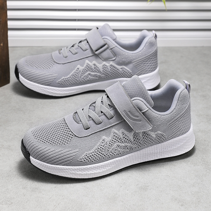 Cross-border Plus-size Breathable Walking Shoes, Lightweight Soft-soled Sneakers Middle-aged Men, Casual_vogvips.com