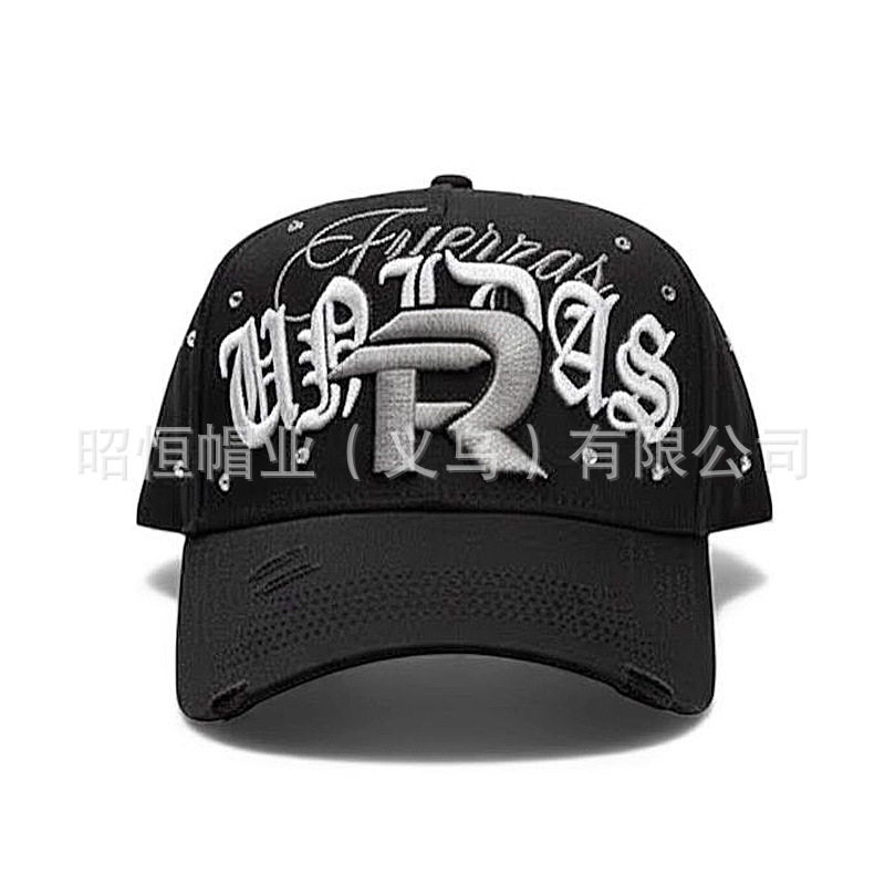 Comercio exterior transfronterizo de Nueva York sombreros de cara pequeña ajustable bordado lengua de pato estilo coreano sombreros de béisbol para hombres y mujeres al aire libre