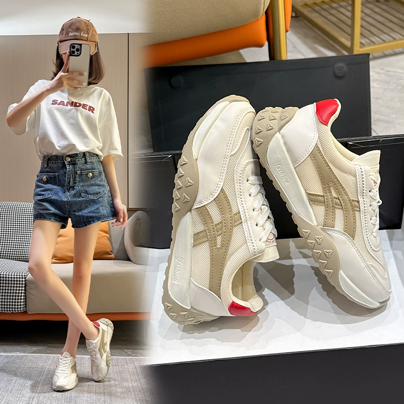 Повседневные маленькие белые туфли Весенний новый тренд дикие одиночные туфли модные женские туфли