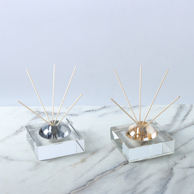 Spliced ​​Crystal Diffuser Fireless Aromatherapy Essential Oil Ornaments Bedroom Living Room Bathroom High-End Gift Decorations