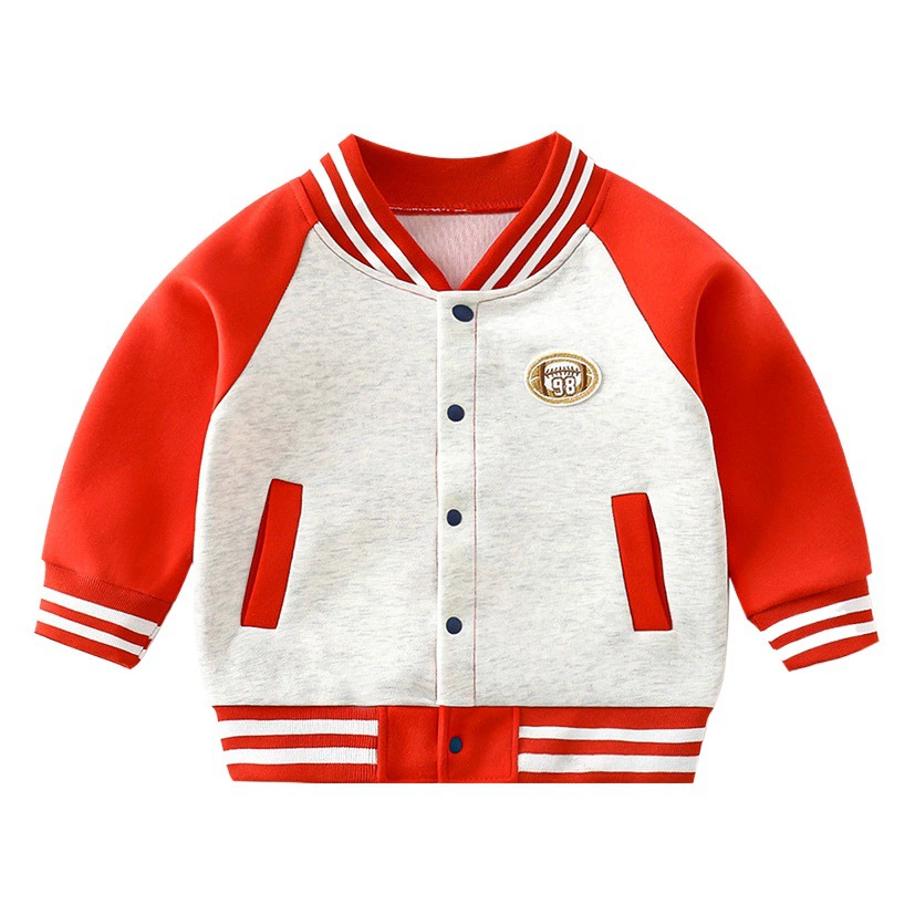 2024 весна и осень новый детский бейсбольный костюм утолщенные детские куртки повседневные мальчики
