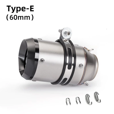 Z900Z1000Ninja250 400 Yamaha R6, Exhaust pipe - a60mm-polygonal-titanium-colorlaser