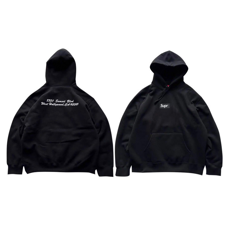 23Ss La Boxlogo Sweatshirt Los Angeles New Store Opening Hoodie Sweatshirt