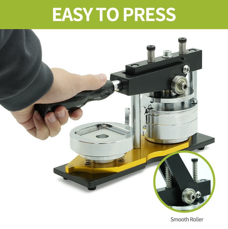 Máquina de insignia de metal de alta calidad Máquina de insignia cuadrada Equipo de barras 50mm cuadrado pentagrama