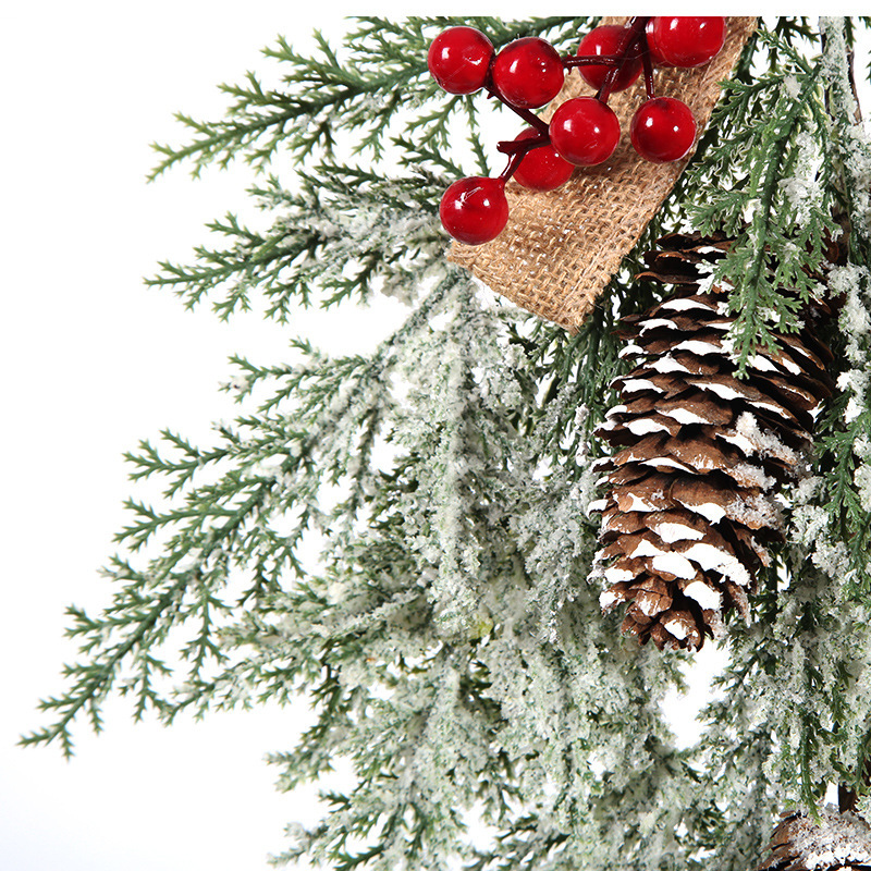 Decoración de Navidad de caña de Navidad colgante de pared guirnaldas de árbol de Navidad colgante escena de eventos decoración de ventanas colgante decoración