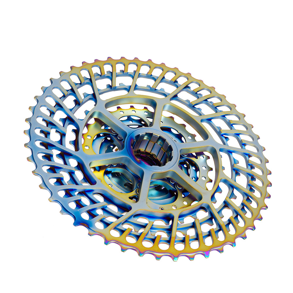 Volante de tarjeta de bicicleta de montaña ZTTO 11 velocidades 11-50T volante de color ultraligero velocidad variable piñón Talun