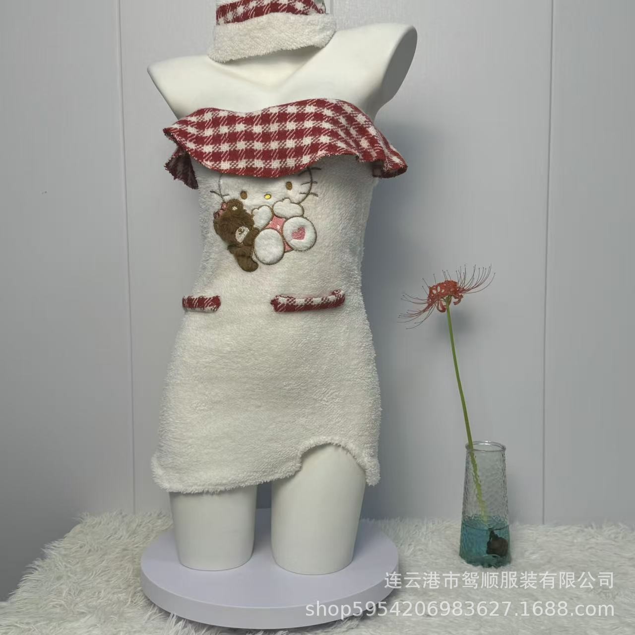 L15【KT 고양이】모자+옷
