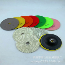 125mm石材水磨片专用抛光片打磨大理石花岗岩打磨片金刚石软磨片