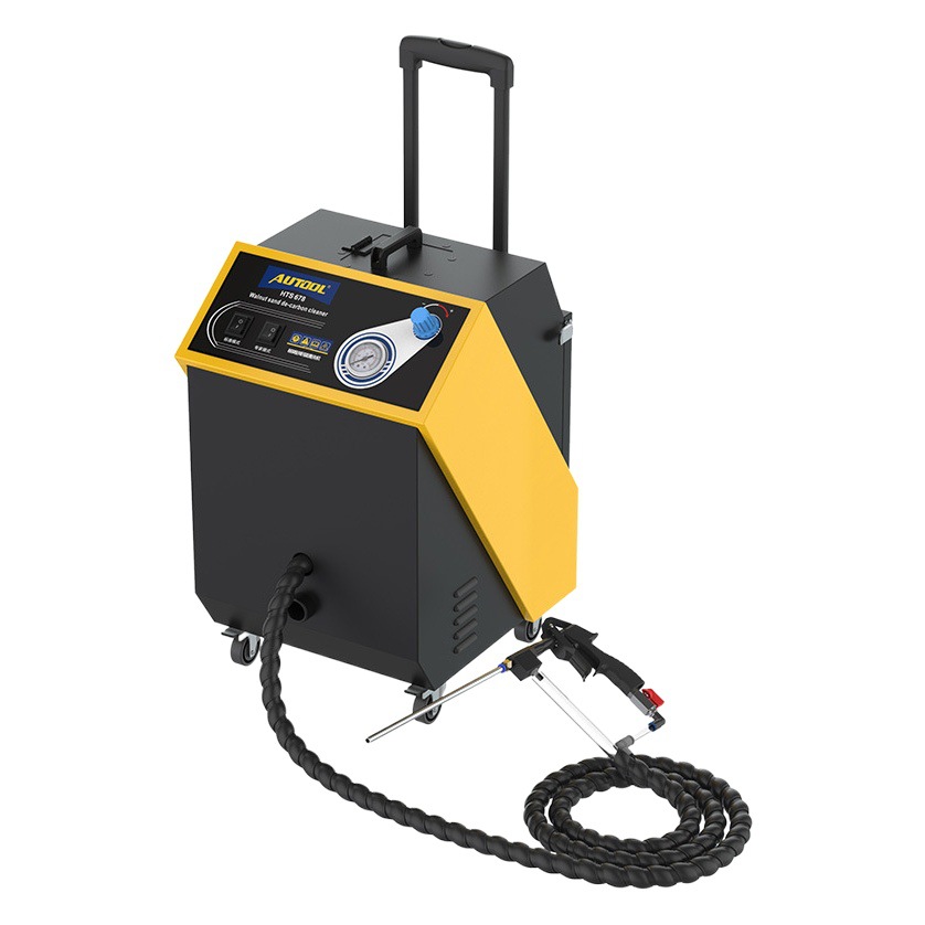 Máquina de limpieza de depósitos de carbón del sistema de admisión del motor automotriz Autool HTS678 para eliminar los depósitos de carbón del cilindro del acelerador