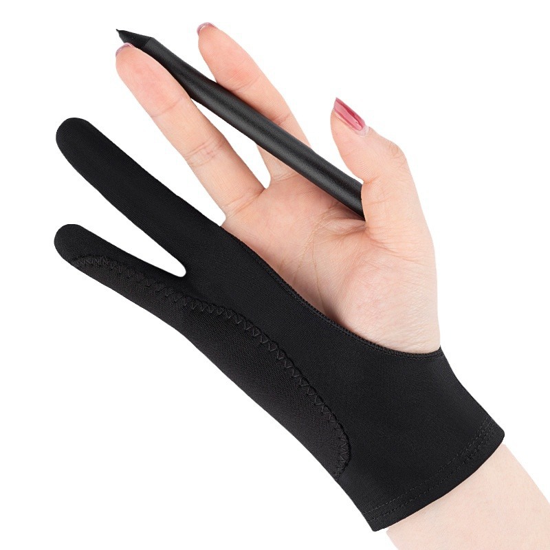 Painting glove hand -painted board digital board drawing board digital screen anti -pollution anti -sweat anti -sweat anti -screen sketch binary gloves 5