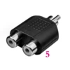 5】RCA orbit double RCA female head