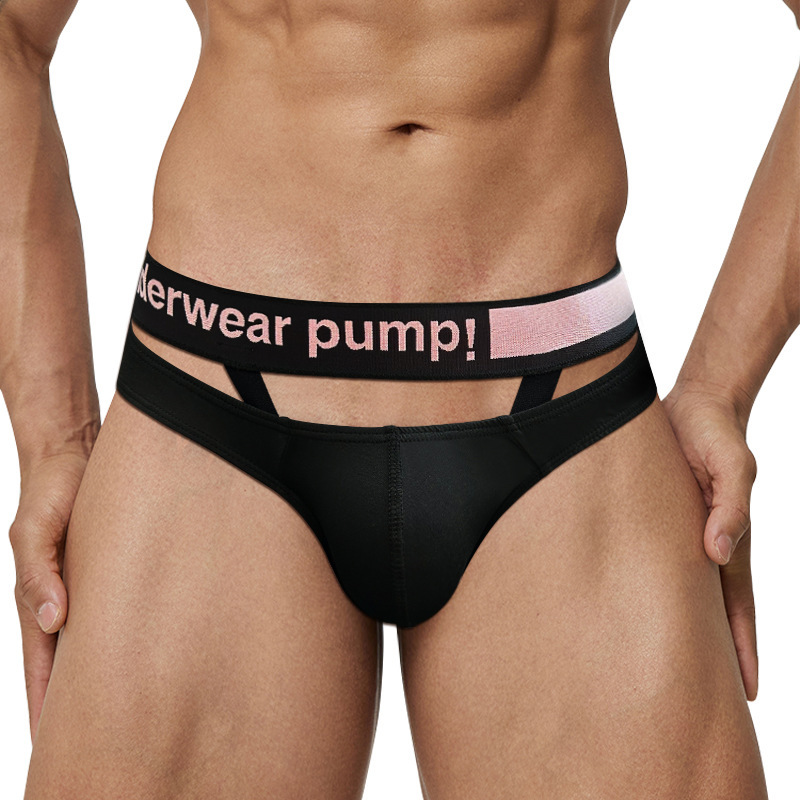 Temu Large and Convex Low-Waist Sexy Ring Half-Pack Bag Modal Breathable Convex Briefs Mp235