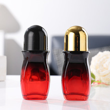 50ml大滚珠精油瓶子30ml香水滚珠瓶玻璃化妆品分装空瓶现货批发