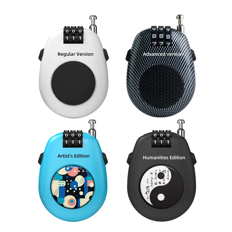 P40 Multi-version Ruyi lock steel rope steel cable password lock travel box car clothes sled motorcycle helmet lock door lock