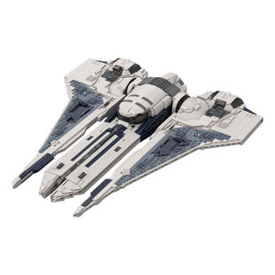 Cross-Border Building Blocks Moc-155027 Ucs Bo-Katan Kom'Rk-Class Future Spaceship Model 2007