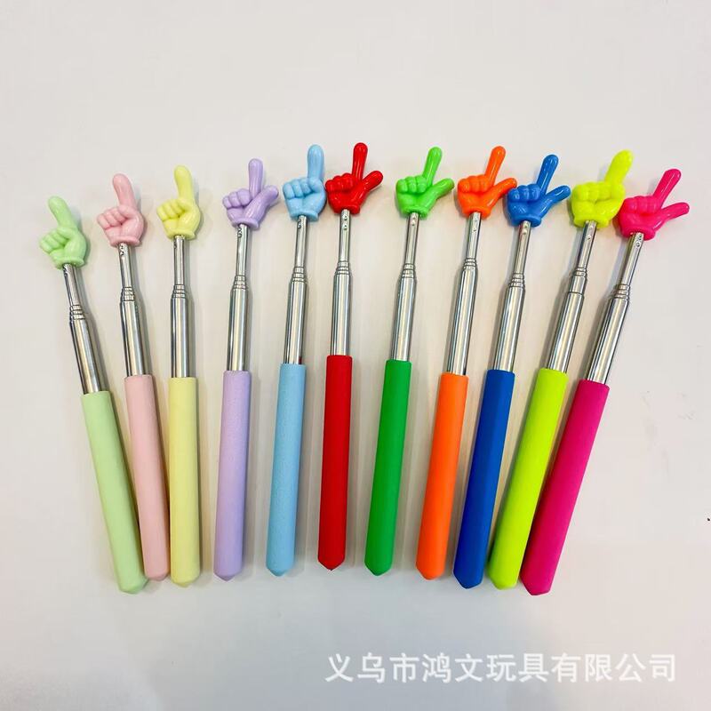 Retractable Finger Reading Stick Reading Finger Retractable Point Reading Stick Point Reading Teaching Aware Pointer Teaching Stick for Teachers