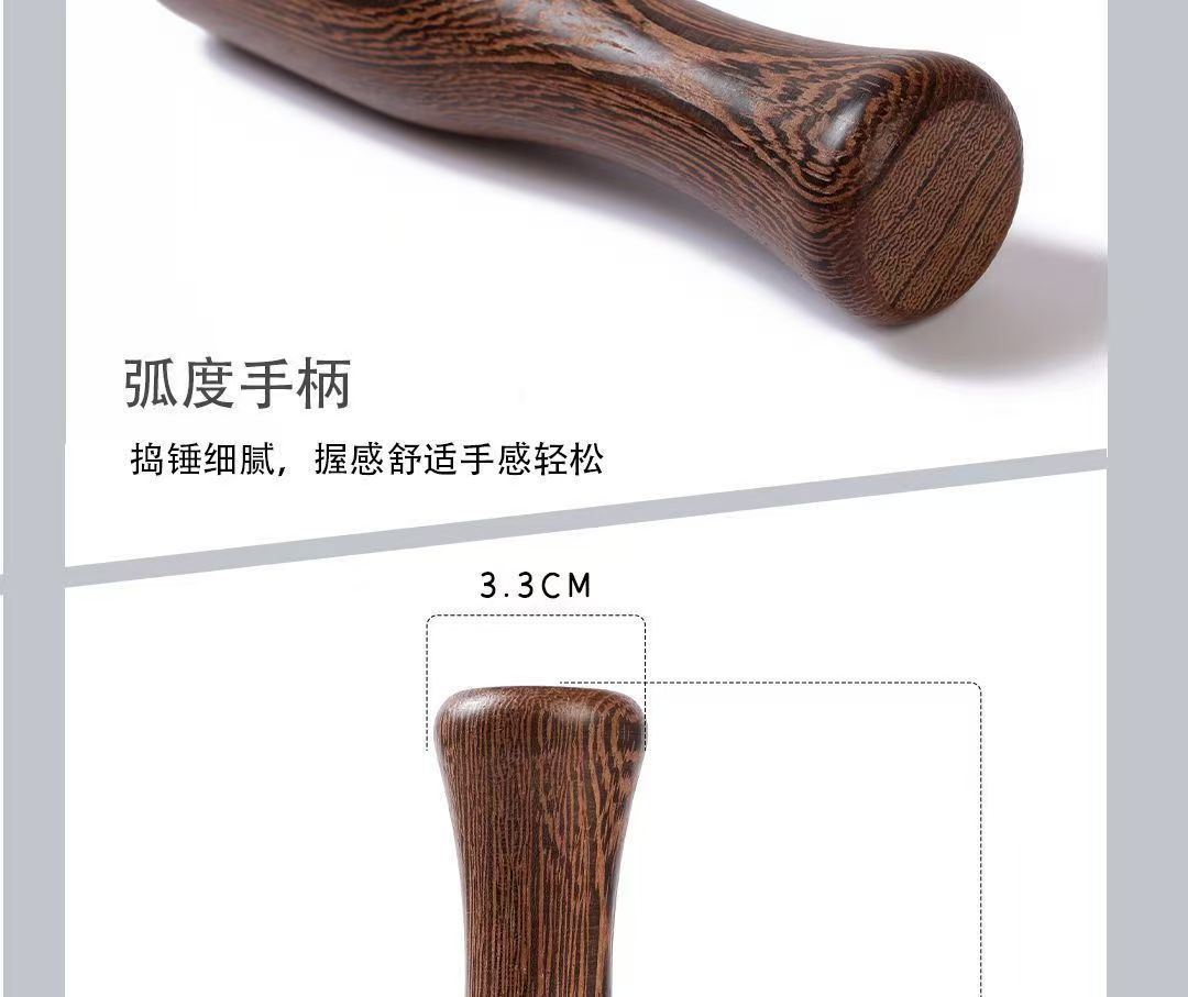Hühnerflügel Holz Knoblauchpresse traditioneller Knoblauchzerkleinerer Haus Knoblauchstößel Knoblauchstößer Mörser Nussknacker