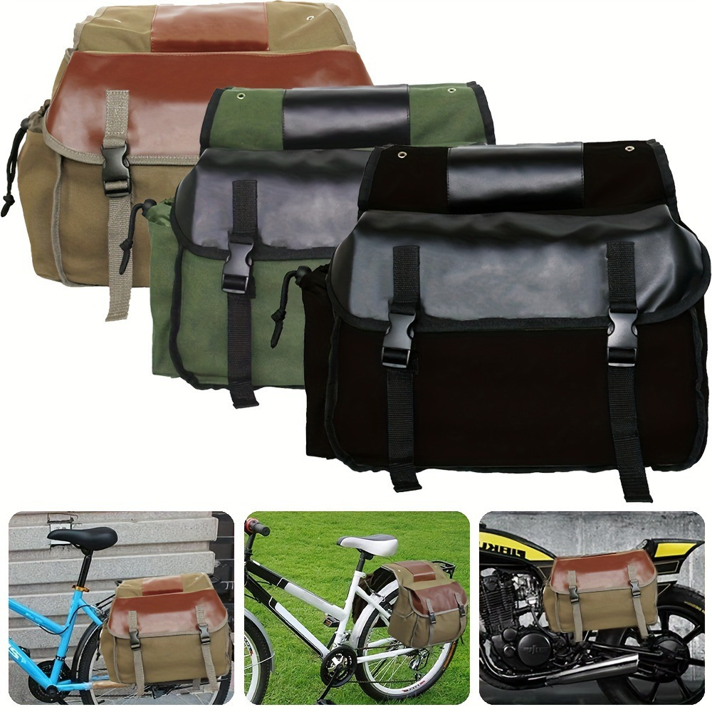 New upgraded bicycle rear pack riding mountain bike shelf motorcycle rear seat bag cross-border new product_voghion.com