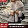 宽松保暖翻领显瘦毛大衣