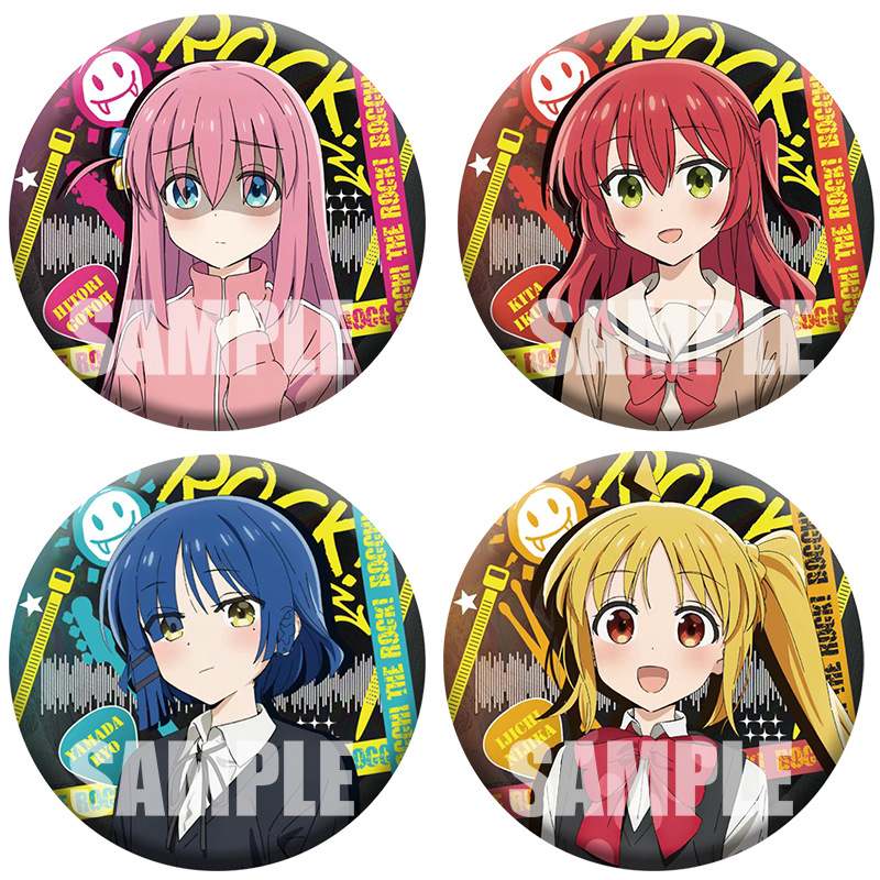 孤獨搖滾波奇醬後藤一里動漫山田涼樂隊馬口鐵日谷底鐳射徽章吧唧