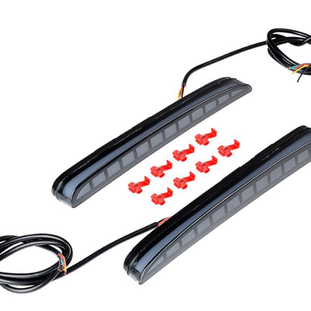 Aplicable a CIVIC typer Luz de parachoques trasero CIVIC 2 compartimento luz de freno luz de advertencia barra de luz de guía Luz de circulación diurna