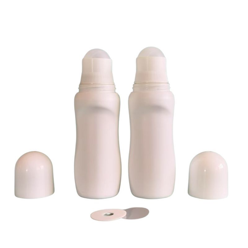 Botella de plástico con cuentas de 100ml Botella de yeso líquido 60ml Botella de loción corporal Botella de linimento 50ml Botella de bolas Material de protección ambiental