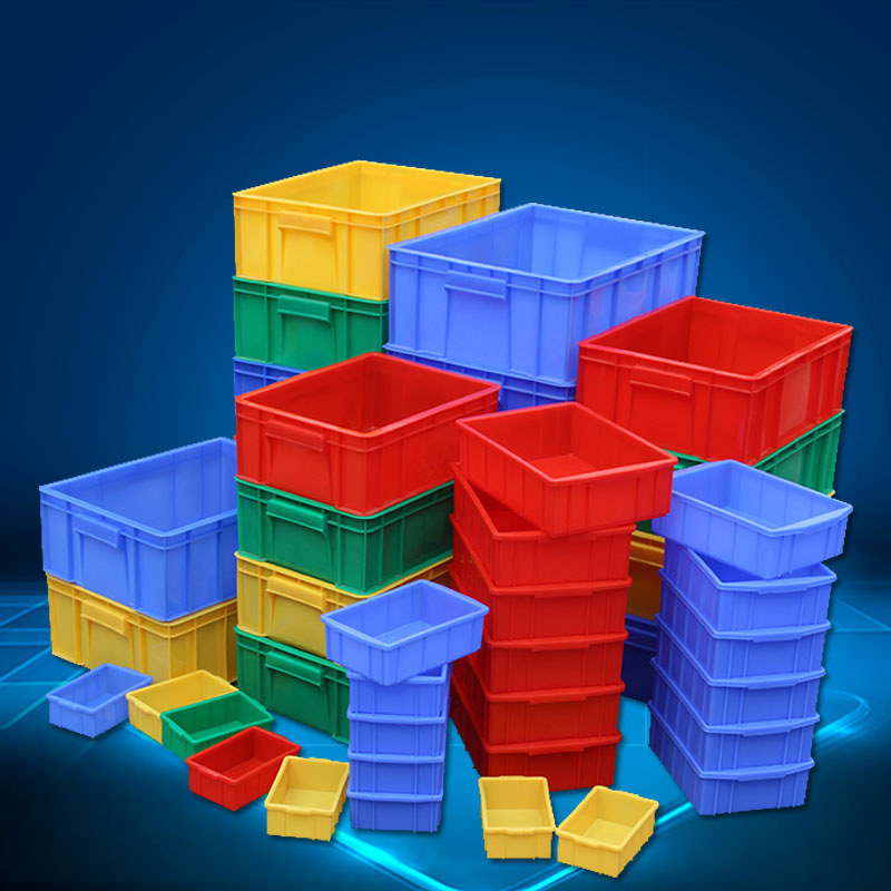 Turnover box plastic box rectangular hardware accessories tool screw box storage parts box logistics material plastic frame Turnover box plastic box rectangular hardware accessories tool screw box storage parts box logistics material plastic frame