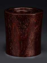 印度小叶紫檀金星笔筒拆房老料整木大小笔筒红木文房用品收藏送礼