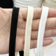 1cm Nylon Elastic Band with Sprout Strips for School Uniforms, Underwear Cuffs, Yoga Clothing Binding