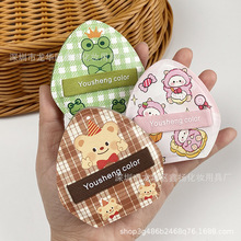 实心泡水大萌宠棉花糖粉扑非乳胶不易吃粉干湿两用粉底液化妆海绵