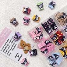 milk字母牛奶盒库洛米合金烤漆串珠散珠通孔手工diy手作配件手链