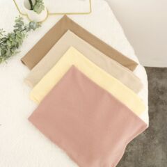 Maple's Edge new women's summer solid color slim fit anti-exposure sports mesh tube top elastic tight breathable chest wrap