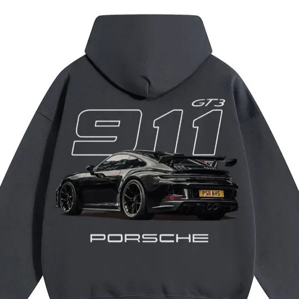 2026 Cross-Border Hot-Selling Tk Ozon Porsche 911 Car Graphic Hooded Sweatshirt All-Season Top Wholesale 2026 Cross-Border Hot-Selling Tk Ozon Porsche 911 Car Graphic Hooded Sweatshirt All-Season Top Wholesale