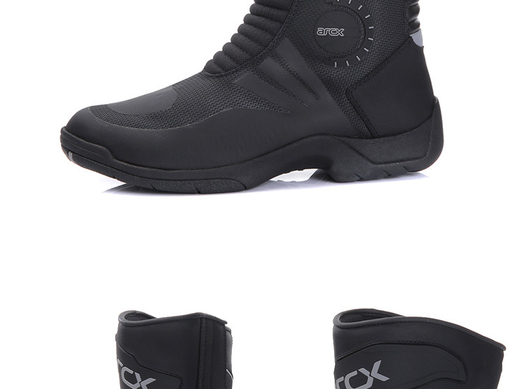 Yakushi/Arcx-L60627 Motorcycle Shoes Men's High-Top Leather Rider Shoes Racing Boots Waterproof and Breathable