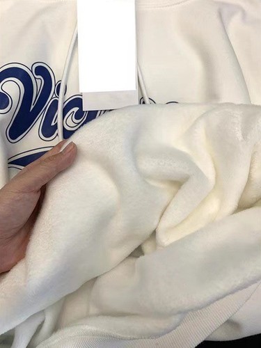 H3618# (250g David Coat) Hooded Sweatshirt for Autumn/Winter, Fleece Lined, Thick, Loose Fit, Letter Print Up