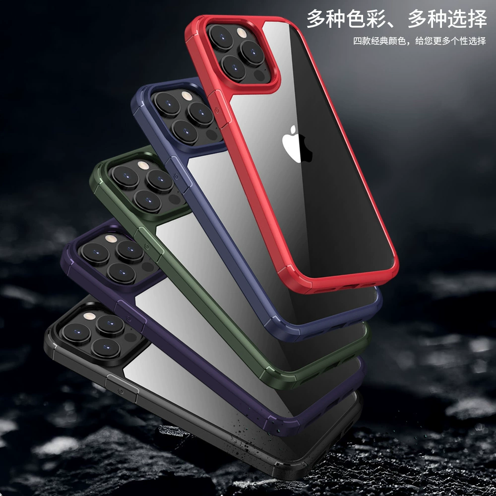 Чехол для телефона прозрачный, совместимый с iPhone 14, защитный кейс Pro, защита от падений
