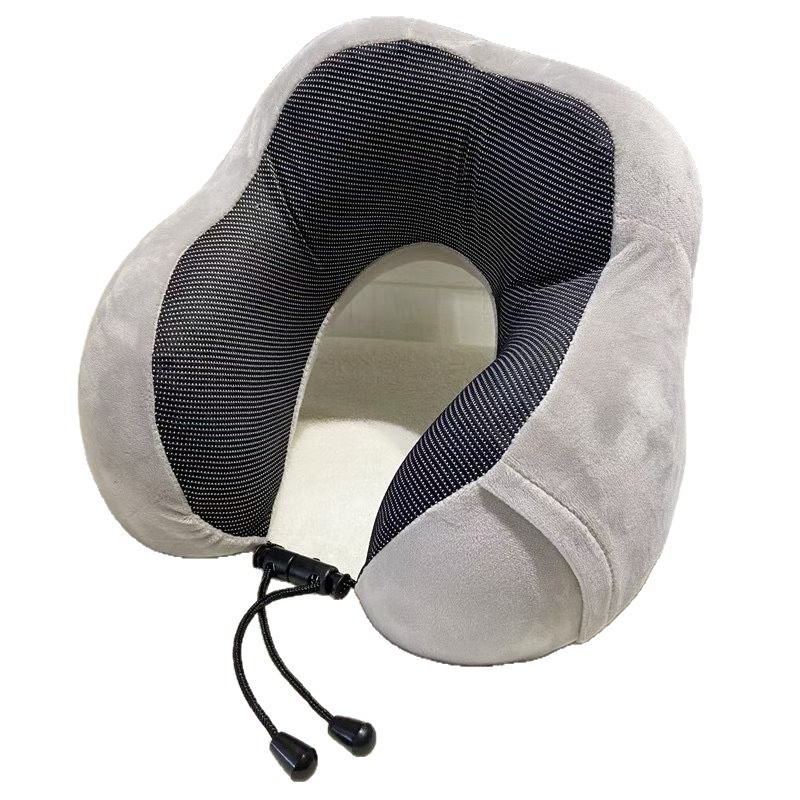 Almohada Cervical en Forma de U de Algodón de Memoria, para Oficina y Viajes