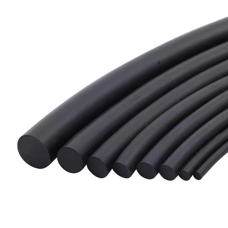 EPDM ternario esponja de caucho de etileno polipropileno tira de sellado de espuma negra tira de sellado de varilla de esponja redonda tipo O