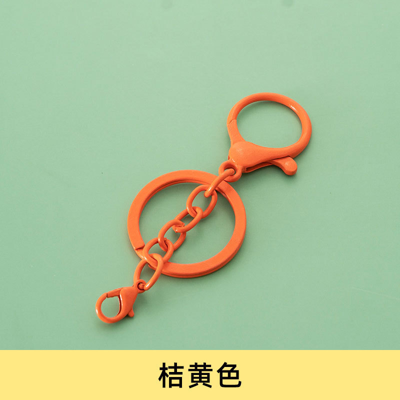 カラー塗装キーホルダー303ロブスターキーチェーン金属キーホルダーdiyアクセサリーアクセサリーアクセサリー部品|undefined