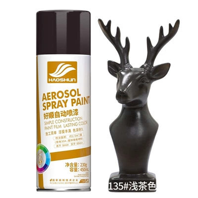 Paint 450ml Matte Black Matte, Avtomobil boya qələmləri - 135-light-brown-450ml